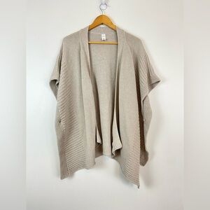ZESTT Organics 100% Organic Knit Cotton Topper Sweater One Size